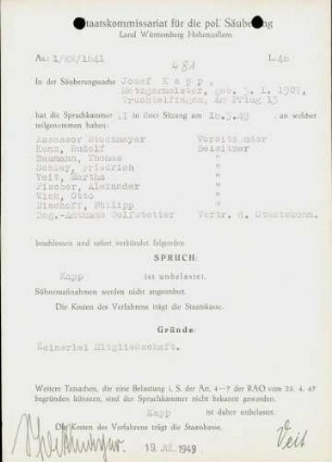 Kapp, Josef