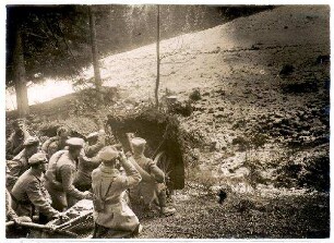 Nr. 839: Gebirgsartillerie in Stellung