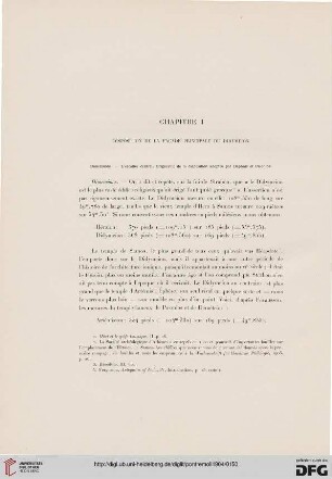 Chapitre I: Disposition de la façade principale du Didymeion