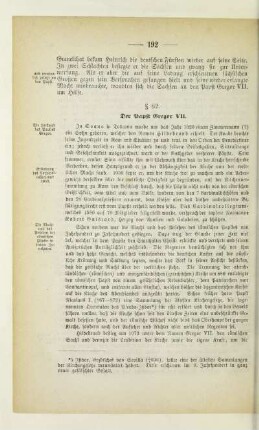 § 62. Der Papst Gregor VII.