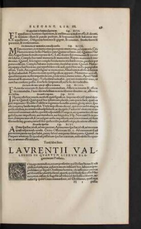 Laurentii Vallensis In Quartum Librum Elegantiarum ...