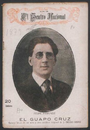 1920009800: El guapo Cruz : sainete lirico en un acto y tres cuadros