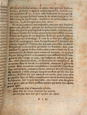 Le Tombeau Funebre De Monseigneur Le Duc De Valois