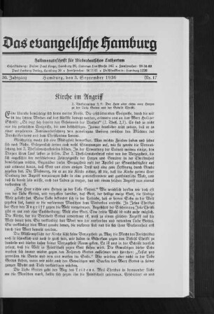 Kirche im Angriff