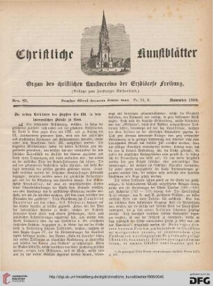 Nr. 83 (November 1868)