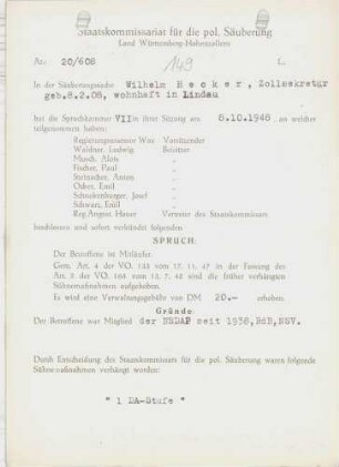 Hecker, Wilhelm