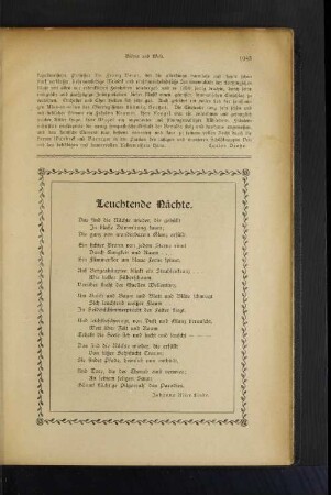 Leuchtende Nächte