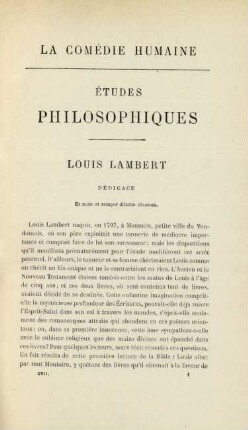 La Comédie humaine. Études philosophiques