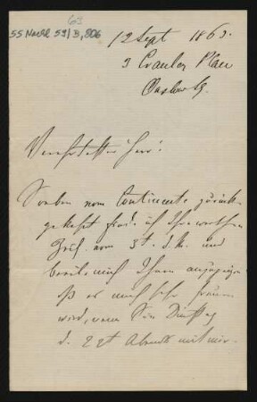 Brief an Woldemar Bargiel : 12.09.1869