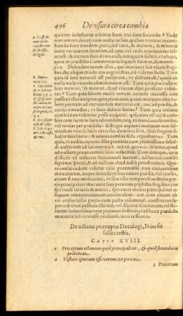 De octavo praecepto Decalogi, Non sis falsus testis. Caput XVIII.