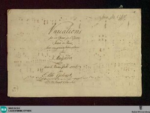 Variations - Don Mus.Ms. 1295 : pf; D