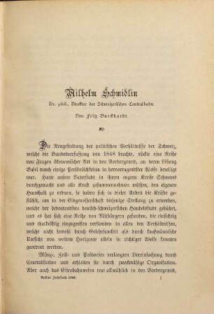 Basler Jahrbuch. 1893