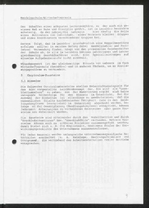 3 Curriculum-Bausteine