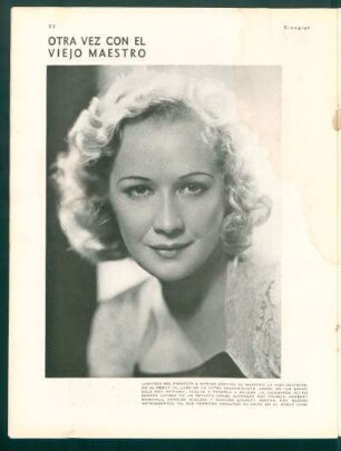 Otra vez con el viejo maestro - Myriam Hopkins