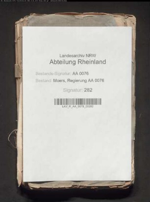 Nachrichten wegen des moersischen Schulwesens