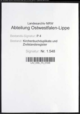 Kirchenbuchduplikate der katholischen Gemeinde (GHT 1850-1852). (Gemeinde: Benninghausen, katholische Gemeinde)