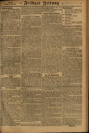 Zweite Ausgabe vom Sonntag, den 02. April 1922.