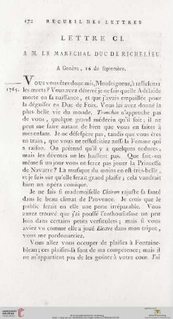 (Lettre CI - CX)
