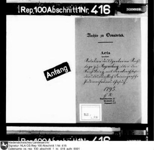 Relation des Agenten am Reichstag zu Regensburg über den Reichskrieg mit Frankreich besonders das Fürstlich Leiningesche Entschädigungsgesuch
