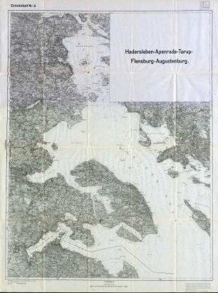 Reichskarte: Einheitsblatt 3 Hadersleben-Apenrade-Tarup-Flensburg-Augustenburg