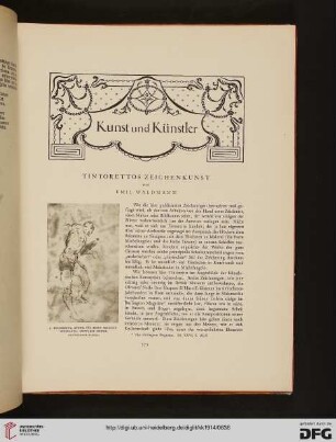 Tintorettos Zeichenkunst