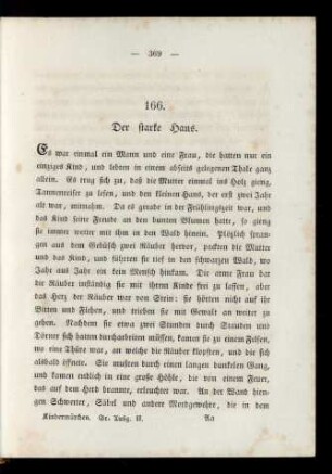 166. Der starke Hans.