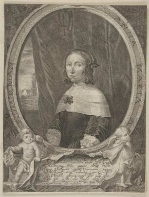 Bildnis der Anna Maria a Schurman