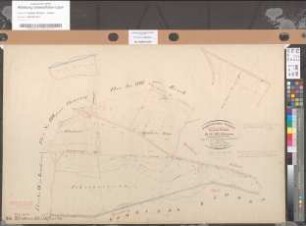 Urkarte der Flur 26 (Fehrewiesen bzw. Fehrenwiesen) der Katastergemeinde Wehdem (Untergemeinde Oppenwehe)