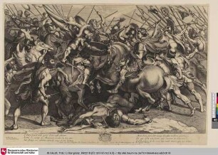 CONSTANTIN agite d'une juste fureur...; [Schlacht zwischen Constantin und Maxentius]