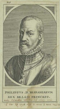 Bildnis des Philipvs II Hispaniarvm