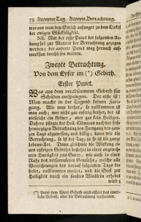 78-89, Von dem Eyfer im Gebeth