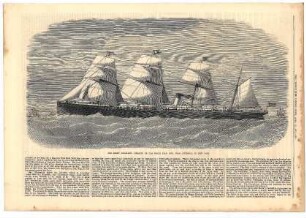 The screw steam-ship "Adriatic" of the White Star Line, from Liverpool to New York