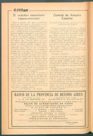 El verdadero acercamiento hispano-americano