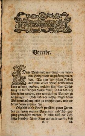 Der vernünftige Freygeist, 1