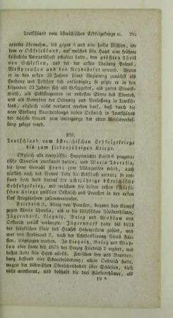 109. Teutschland vom östreichischen Erbfolgekriege bis zum siebenjährigen Kriege