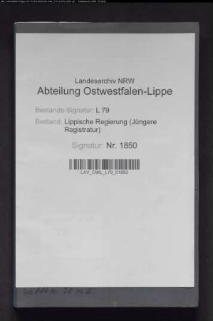 Steueruntererheber und Exekutor der Steuerkasse Lemgo, Band 2