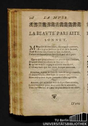 La Beavte' Parfaite. Sonnet.