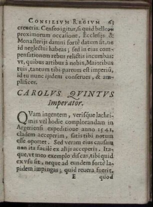 Carolus Quintus Imperator