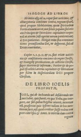 De Libro Ioelis Prophetae.