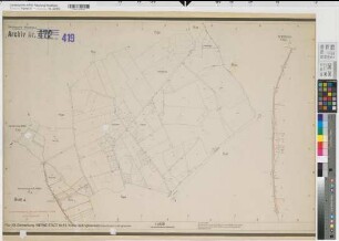 Altlünen (Lünen), Werne, Zusammenlegung Altlünen-Wethmar, Bl.4 Zuteilungskarte Werne, Stadt Flur 49