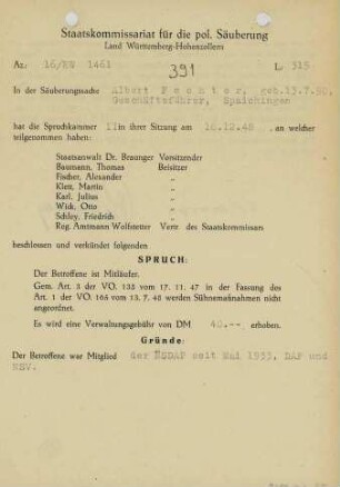 Fechter, Albert