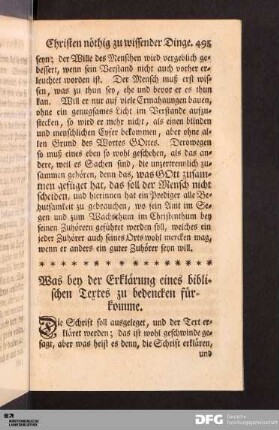 Was bey der Erklärung eines biblischen Textes zu bedencken fürkomme