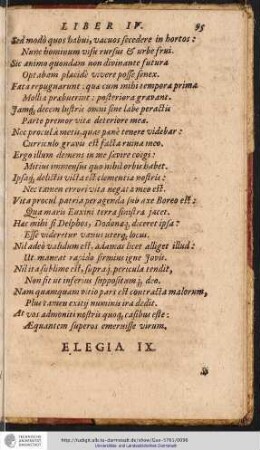 Elegia IX.