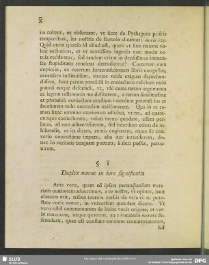 §. I. Duplex morae in iure significatio