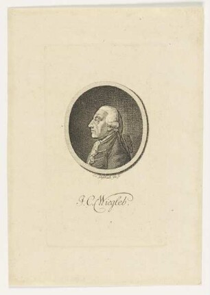 Bildnis des J. C. Wiegleb