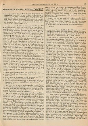 285-286 [Rezension] D. Martin Luthers Werke Kritische Gesamtausgabe Die Deutsche Bibel; 10.1, 10.2, 11.1