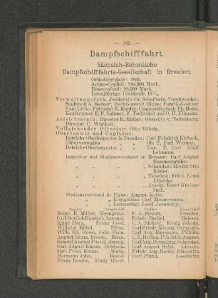 Dampfschifffahrt.