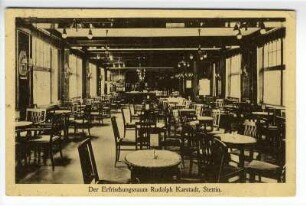 Der Erfrischungsraum Rudolph Karstadt, Stettin.