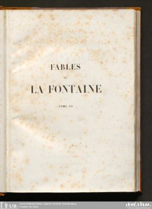 3: Fables de La Fontaine