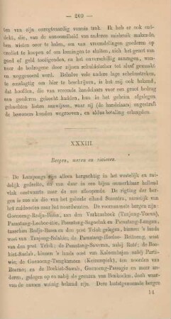 XXXIII. Bergen, meren en rivieren